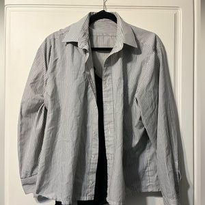 Striped Long sleeve Button up